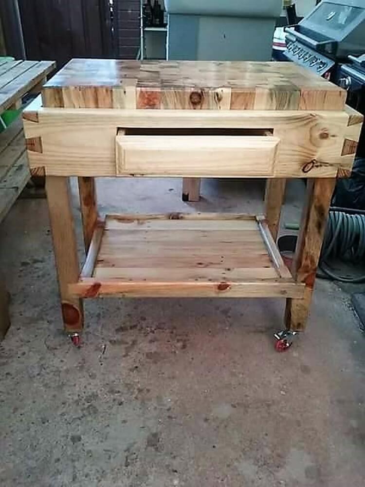 Pallet End Table