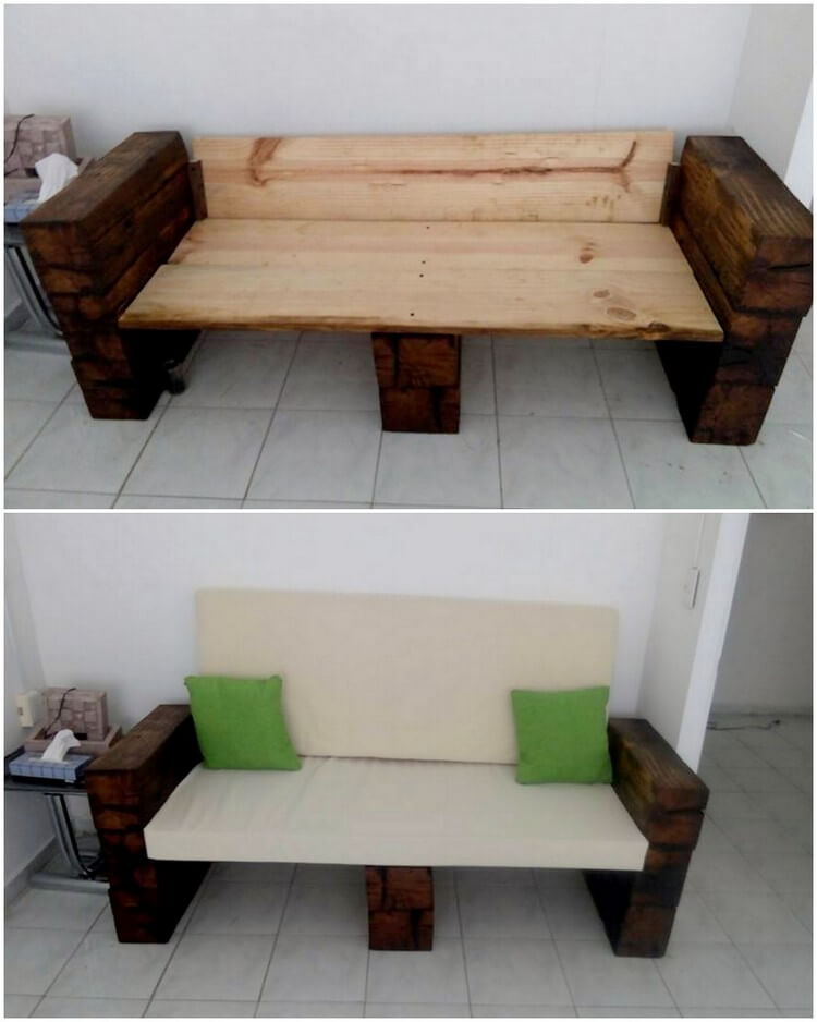 Wood Pallet Couch