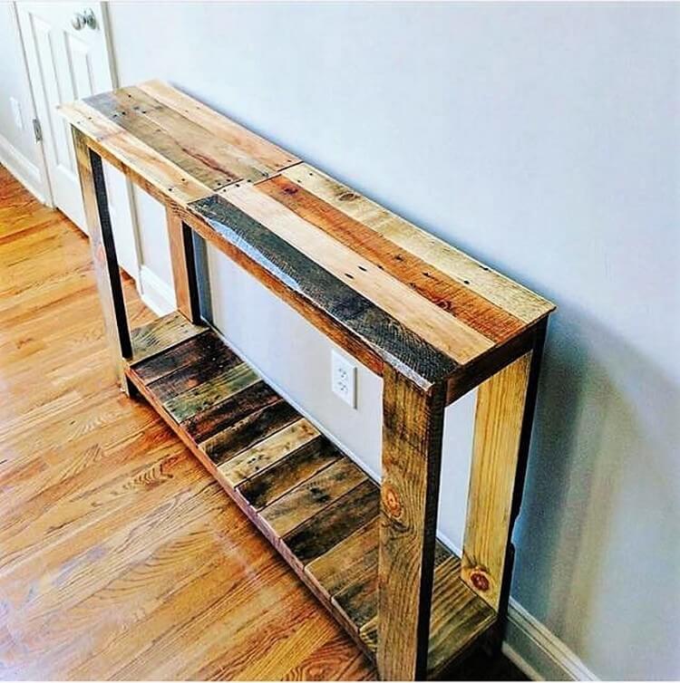 Pallet Entryway Table