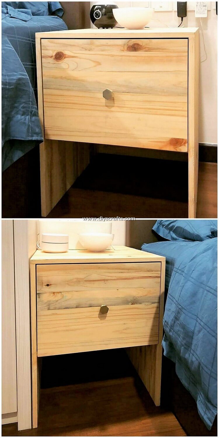 Pallet-Side-Table-with-Drawer